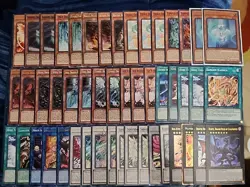 Yugioh 50 Card Dragon Ruler Tenpai Deck Core Spectral Eclipse Disaster Chundra - Image 1