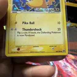 Pokemon Pikachu TCG Emerald Card 60/106 Regular Common Stamped - Image 3