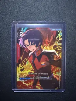 Gundam Card Game Newtype Rising GD01-111 R+ Battle of Aces Alt Art - Image 1