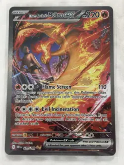 Pokemon TCG Team Rockets Moltres EX Destined Rivals Card 229/182 - Image 1