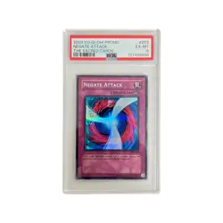 2003 YU-GI-OH! PROMO THE SACRED CARDS #003 NEGATE ATTACK PSA 6 - Image 1