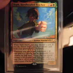 Toph, Hardhead Teacher rare NM MTG avatar R 0246 - Image 3