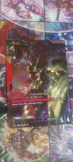 Gundam Card Game - Kshatriya - LR+ Alt Art GD01-044 English - Image 1