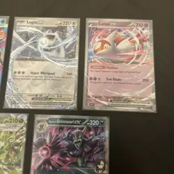 Pokemon 5 Card Lot - EX, Mega Ultra Rares NM - Image 3