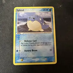Spheal 65/108 EX Power Keepers Regular Common Pokemon Card TCG - Image 1