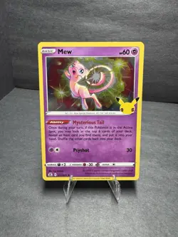 Pokemon TCG Mew 11/25 Holo Rare Card Celebrations 25th Anniversary - Image 2