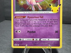 Pokemon TCG Mew 11/25 Holo Rare Card Celebrations 25th Anniversary - Image 4
