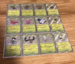 Paldean Fates 12 Card Shiny Lot Ft Vileplume & More - Image 1
