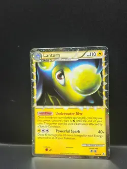 Pokemon Lanturn Prime 86/95 Unleashed Holo Card Ultra Rare 2010 - Image 2