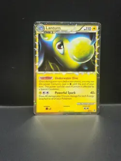 Pokemon Lanturn Prime 86/95 Unleashed Holo Card Ultra Rare 2010 - Image 3