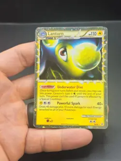 Pokemon Lanturn Prime 86/95 Unleashed Holo Card Ultra Rare 2010 - Image 4