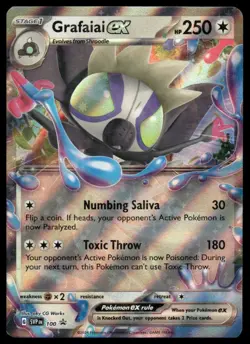 Pokemon SV: Scarlet & Violet Promo Cards #100 Grafaiai ex Promo - Image 1