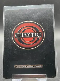 Chaotic Card : Sink Scream BTD 1st Ed ULTRA Rare Attack Holo small Crease - Image 2