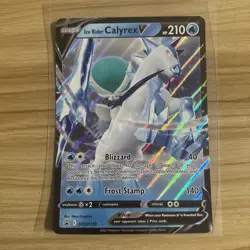 Ice Rider Calyrex V SWSH130 Jumbo Cards Holo - Image 1