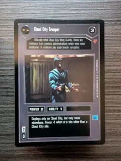 Star Wars CCG Cloud City Common Complete Set, 50 Cards, Pack Fresh,NM+ - Image 5