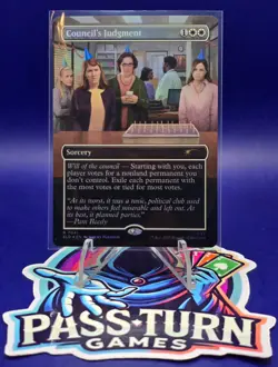 Council's Judgment FOIL Dwight's Destiny Secret Lair Bonus #7041 The Office MTG - Image 1