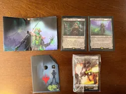Necron Dynasties MTG Pre-Con Deck. Fully Sleeved with Metal Deck Box 195166173467 - Image 1