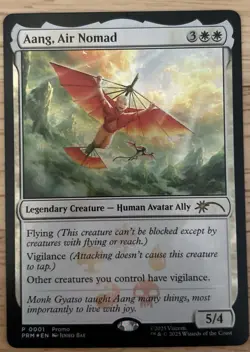 Aang, Air Nomad Avatar: The Last Airbender: Promo MTG Foil - Image 1