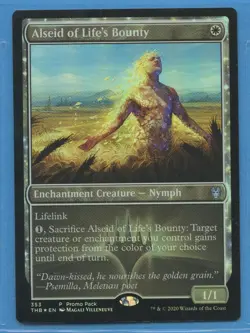 MTG: PROMO PACK: Theros: Beyond Death: Alseid of Life's Bounty: FOIL - Image 1