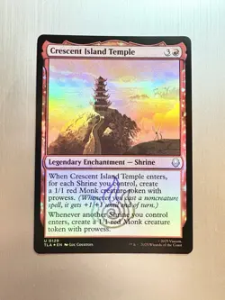 Crescent Island Temple - 129 - MTG Avatar: The Last Airbender - Uncommon - FOIL - Image 1