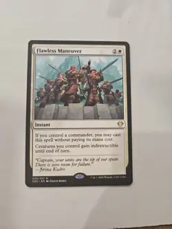 Magic The Gathering Commander 2020 "Flawless Maneuver" 026/322 RARE NM - Image 2