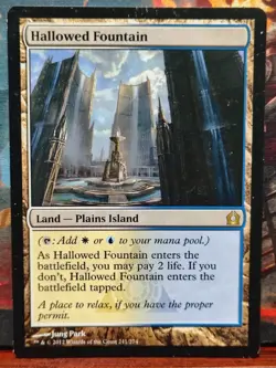 MTG Hallowed Fountain Normal Return to Ravnica # 241 HP - Image 1