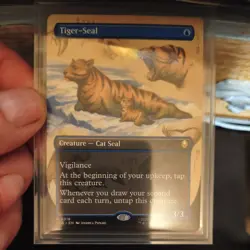 Borderless TIGER-SEAL x1 mtg NM-M The Last Airbender 1 Rare - Image 1
