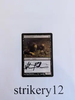 1x Gravecrawler - Dark Ascension - Signed by Steve Belledin - MTG - Image 1
