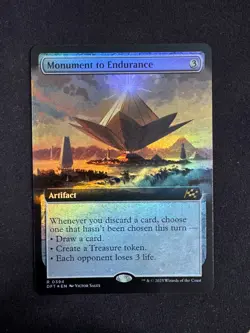 Monument to Endurance (EXTENDED FOIL) - Aetherdrift (Magic the Gathering) - Image 1