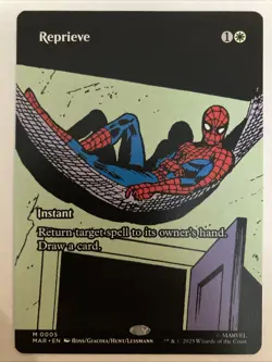 Reprieve (Borderless) M 0005 MAR - Marvel's Spider-Man MTG NM/M - Image 1