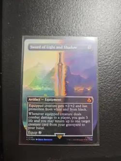 Sword of Light and Shadow (Borderless) Universes Beyond: Assassin's Creed Foil - Image 1