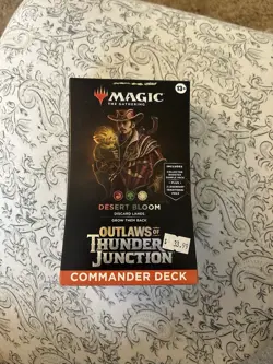 MTG Outlaws of Thunder Junction: Commander Deck Desert Bloom (Sealed) - Image 1