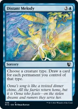 1x Distant Melody Light Play MTG Magic - Kid Icarus - - Image 1