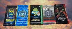Magic the Gathering Collector Booster 5 Mixed Pack Lot - New Sealed - D&D - Image 1