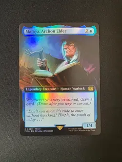 2025 MTG Final Fantasy Matoya, Archon Elder Extended Art Foil #439 - Image 1