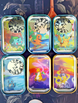 Pokemon Mini Tin Lot (x6) - Kanto Friends & Kanto Power - NO PACKS - Image 2