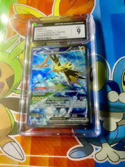 Zapdos EX Pokemon Scarlet & Violet 151 Sir 202/165 Mint Condition CGC 9 2023 - Image 1