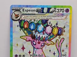 Pokemon Espeon ex SVP 175 Premium Figure Collection Black Star Promo NM - Image 2