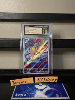 Toedscool Pokemon (2023) Japanese Violet Ex - 080/078 Art Rare CGC Pristine 10 - Image 1