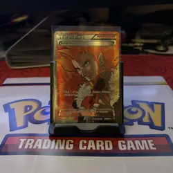 Pokemon TCG Lysandre Flashfire Holo Full Art Ultra Rare LP - Image 1