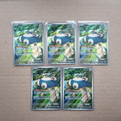 5 x Snorlax SVP 051 Scarlet & Violet 151 ETB Promo Pokemon TCG - Image 1