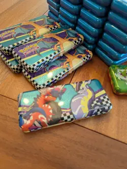Pokemon Lot Of 33 Empty Pencil Case Tins - Image 3