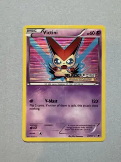2011 Prerelease Stamped VICTINI 43/101 Black & White Noble Victories Pokemon NM - Image 1