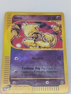 Abra 093/165 Expedition Base Set Reverse Holo Rare Pokemon TCG Nintendo MP+ - Image 3