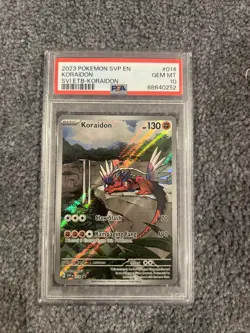 2023 POKEMON SVP SCARLET & VIOLET ETB PROMO #014 KORAIDON PSA 10 - Image 1