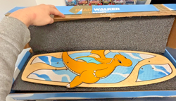 Pokemon Center × Bear Walker: Dragonite Skateboard - Rare Collectible - Wood - Image 1