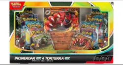 Pokemon TCG Incineroar Ex & Torterra Ex Special Collection Box Brand New Sealed - Image 1