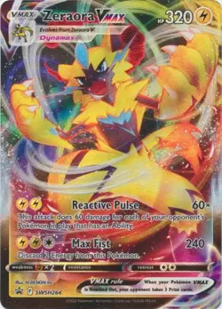 ZERAORA VMAX SWSH264 SWORD & SHIELD POKEMON (ULTRA RARE PROMO, NM) - Image 1