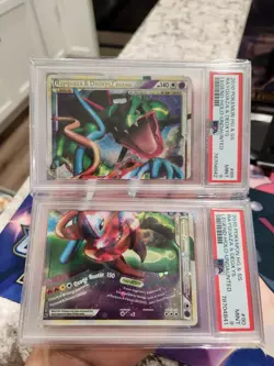 Pokemon Rayquaza And Deoxys Legend Undaunted #89 and #90 Sequential PSA 9 set - Image 1