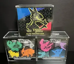 Premium Pokemon ETB Acrylic Case Magnetic Elite Trainer Box Case - FREE SHIPPING - Image 1